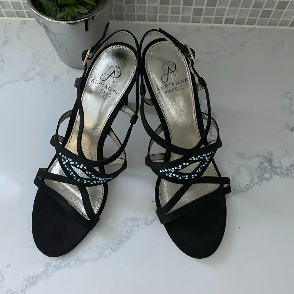 Adrianna Pappell Ace Embellished High Heeled Sanda